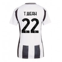 Billiga Juventus Timothy Weah #22 Hemma fotbollskläder Dam 2024-25 Kortärmad